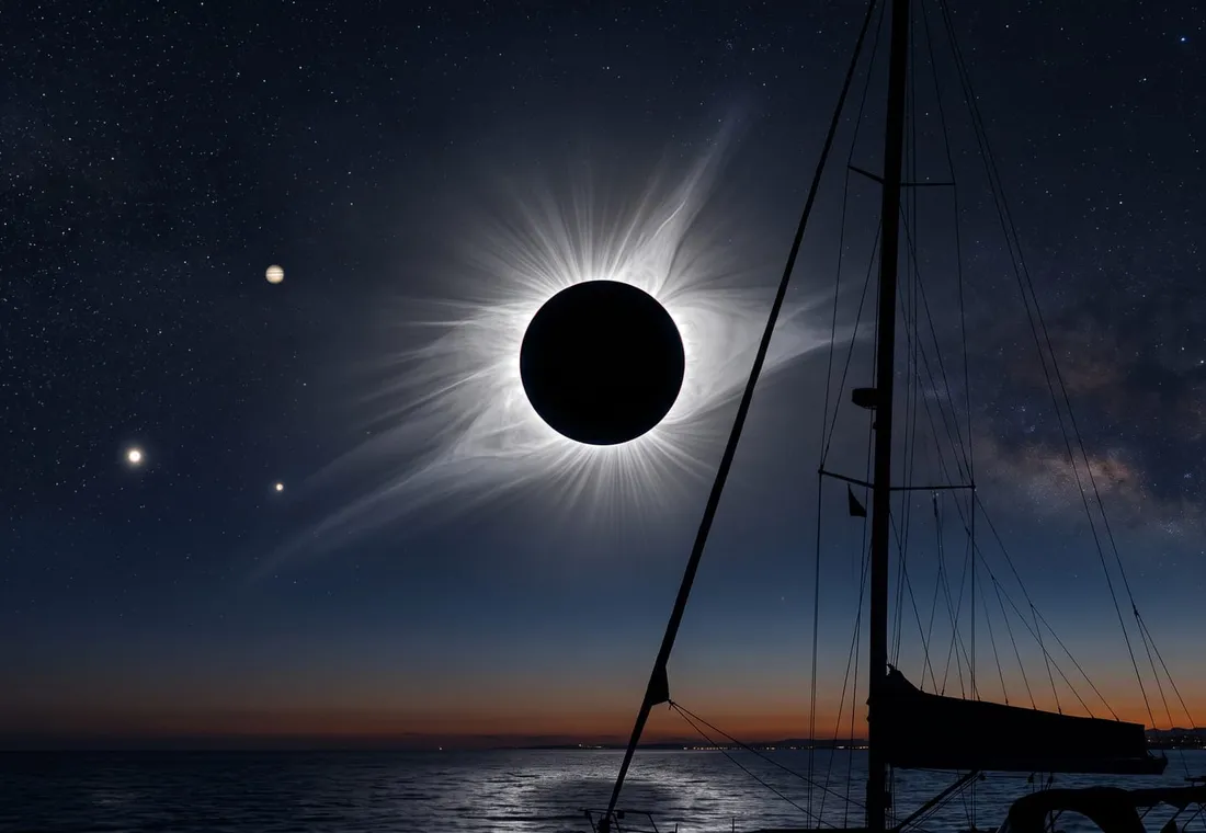 Total Solar Eclipse 2027: Boat Trip and Breakfast from Sotogrande