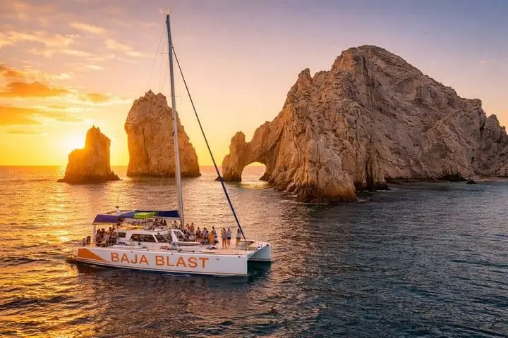 Private catamaran with fajita dinner in Cabo San Lucas