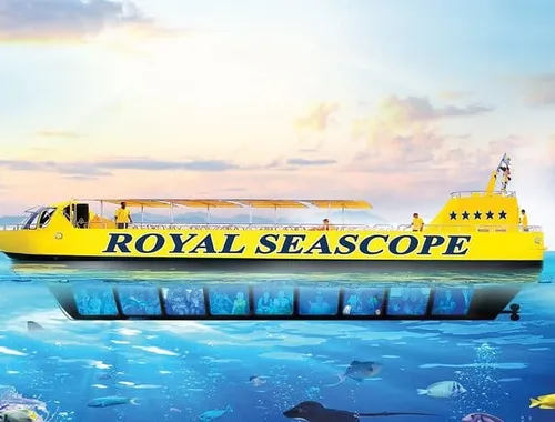 Hurghada: Royal Seascope Submarine cruise with Snorkel stop