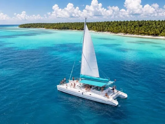 Saona Island catamaran day trip in Punta Cana