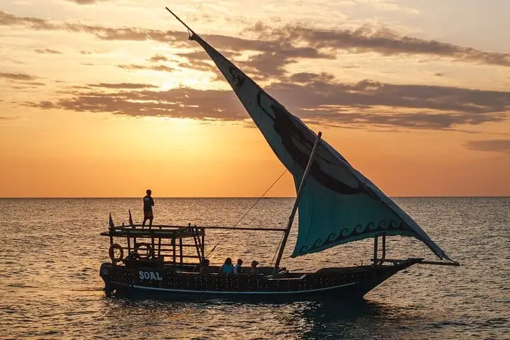 Sunset dhow cruise in Zanzibar