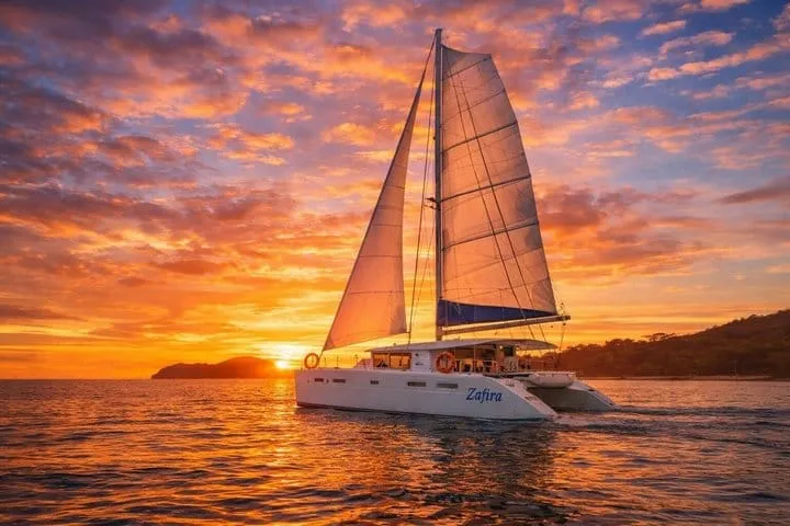 Private sunset catamaran in Costa Rica