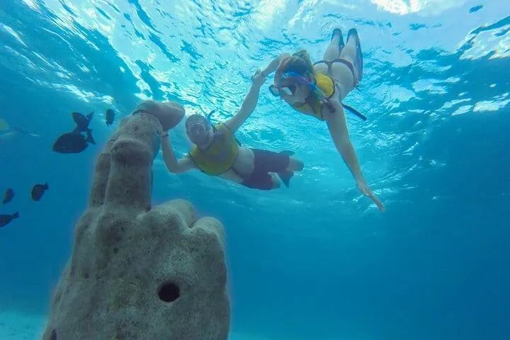 Cancún Snorkelling: Turtles, Reef, Underwater Museum