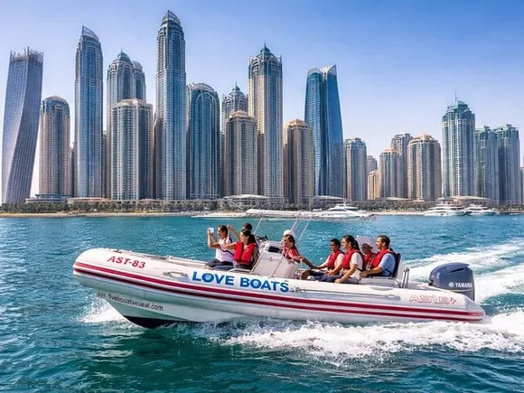 Speedboat to Atlantis and Burj Al Arab in Dubai