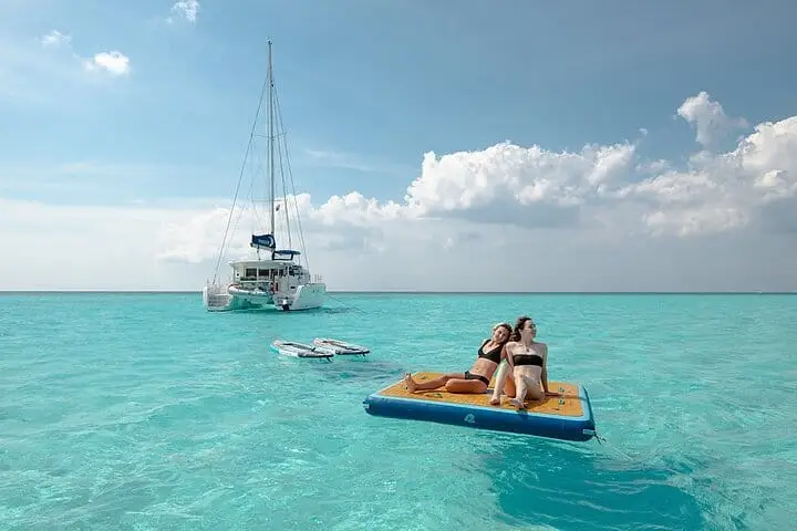 Cozumel Private Catamaran Charter to El Cielo, All Inclusive