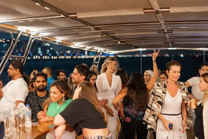 Sunset yacht party with DJ in Dubai
