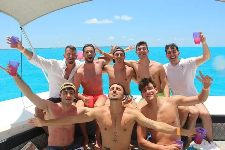 Isla Mujeres party catamaran in Cancun