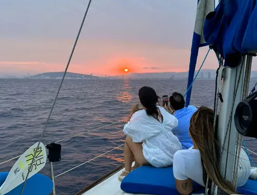 Shared: Barcelona Sunset Sailboat Cruise with Drinks and Snacks (9 pax)