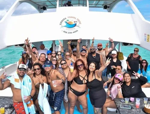 Punta Cana Snorkel Party Boat with Open Bar Crystal Turquoise sea