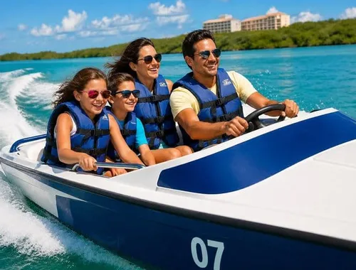 Cancun Speedboat Jungle Tour: Snorkel & Mayan Ceremony