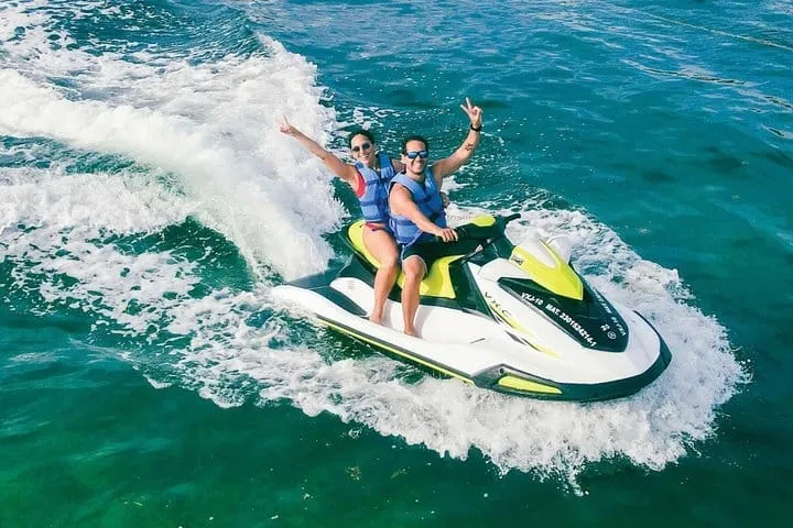 Jet Ski Cancun Nichupte Lagoon Ride Solo or Double