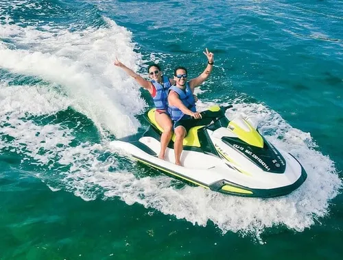 Jet Ski Cancun Nichupte Lagoon Ride Solo or Double
