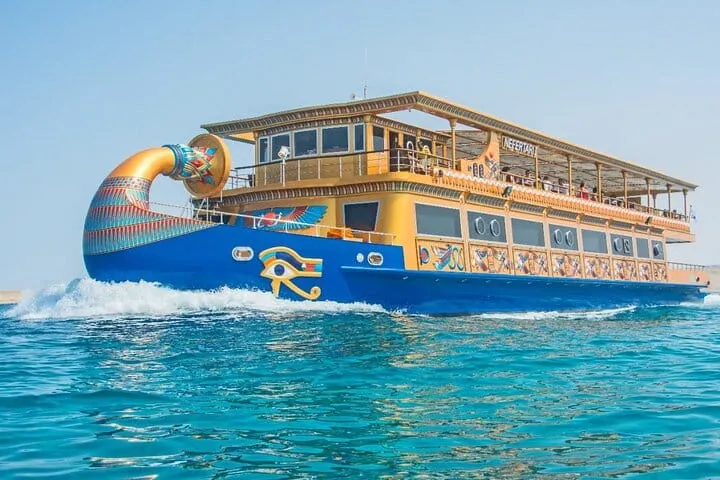 The deck of a cruise boat off Marsa Alam