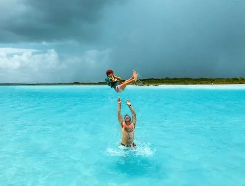 Bacalar Seven Color Lagoon Private Boat Adventure with BBQ Option