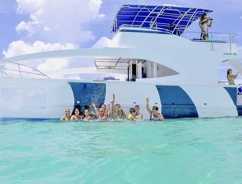 Punta Cana Private Party Boat with Snorkeling and Open Bar