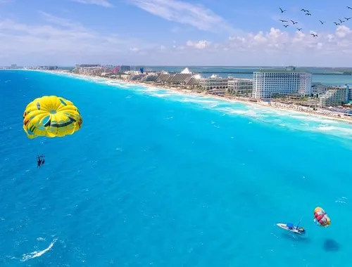Cancun Parasailing and Jet Ski Adventure