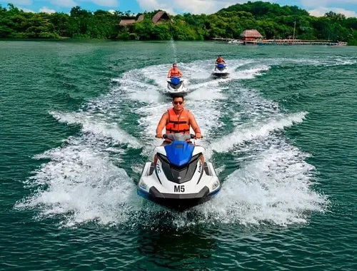 Jet Ski Cancun Nichupte Lagoon Ride Solo or Double