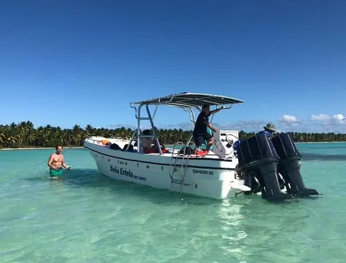 Saona Island Speedboat Tour with Lunch & Natural Pool Swim