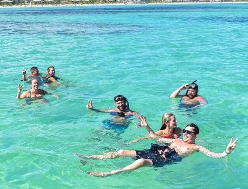 Party Private Boat Sand Bar Punta Cana, Snorkeling, Booze Bar & Music