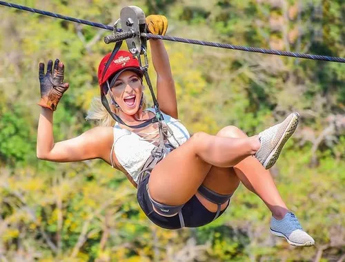 Over 2 miles of ziplines through the jungle and over the canopy river in Puerto Vallarta!