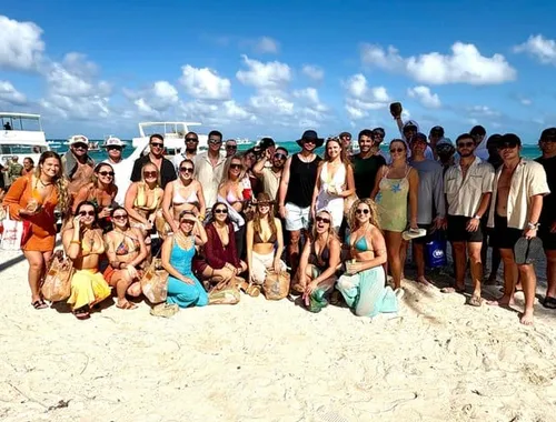 Punta Cana Snorkel Party Boat with Open Bar Crystal Turquoise sea