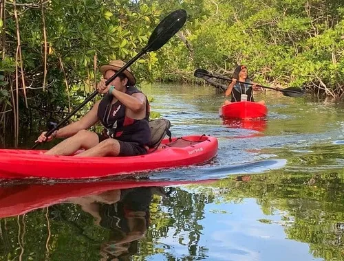 Cancun Nichupte Lagoon Sunset Kayak Adventure