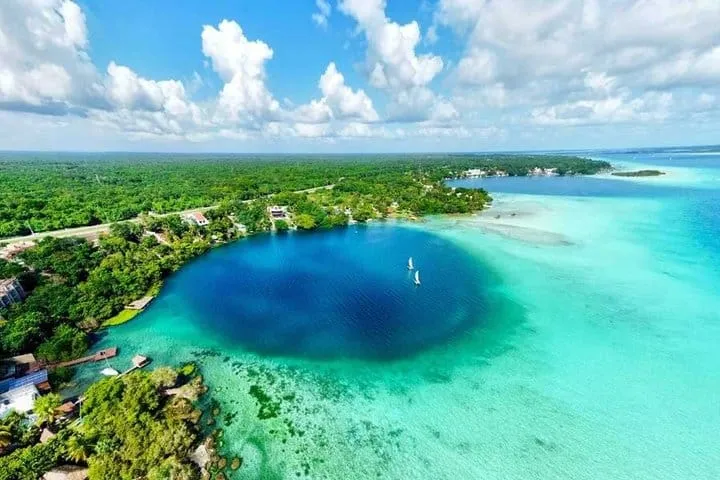 Bacalar Seven Color Lagoon Private Boat Adventure with BBQ Option