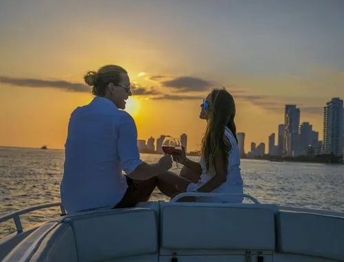 Cartagena Sunset Catamaran Cruise with Open Bar and Music