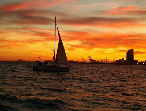 Barcelona Sunset Private Sailing & Live Spanish Guitar & open Bar (max 8)