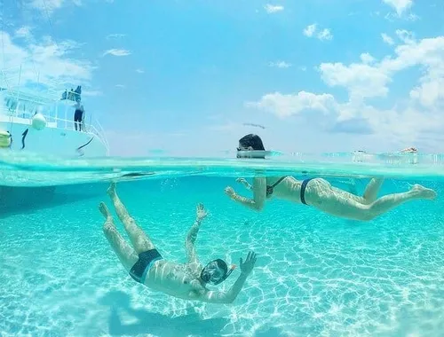 Cozumel El Cielo Sandbar Private Boat & Snorkeling Adventure