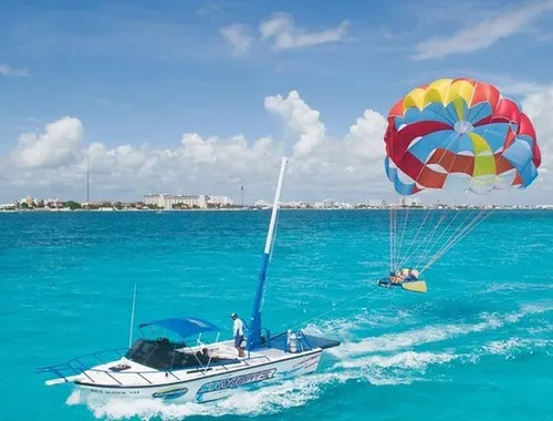 Cancun Parasailing and Jet Ski Adventure