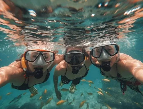 Hol Chan Catamaran Tour with Snorkel Sharks and Caye Caulker