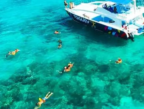 Punta Cana Private Party Boat with Snorkeling and Open Bar