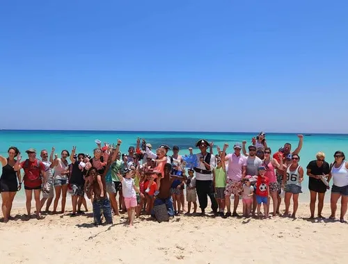 Sharm: Pirates Sailing Boat Ras Mohammed & White island and Lunch