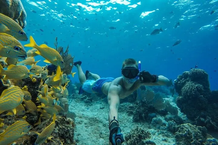 Cozumel El Cielo Sandbar Private Boat & Snorkeling Adventure