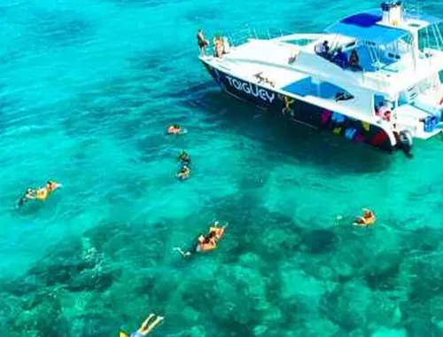 Puerto Plata Party Boat Cruise with Snorkeling and Open Bar