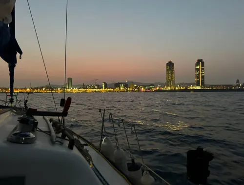 Shared: Barcelona Sunset Sailboat Cruise with Drinks and Snacks (9 pax)
