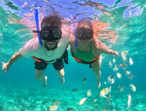 Dive into adventure during Spring Break! Grab your gear and get ready to snorkel in the brilliant turquoise waters before celebrating with your friends on the ultimate Party Catamaran to Isla Mujeres!
