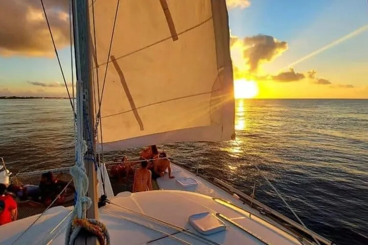 Cozumel All-Inclusive Private Sunset Catamaran Charter
