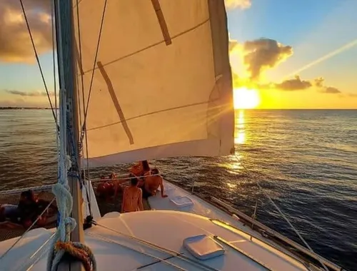 Cozumel All-Inclusive Private Sunset Catamaran Charter