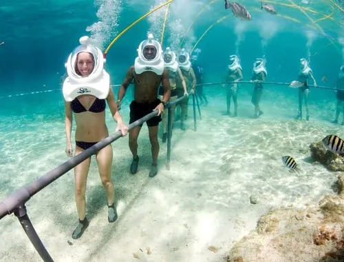 St Maarten SeaTrek and Snorkeling Adventure