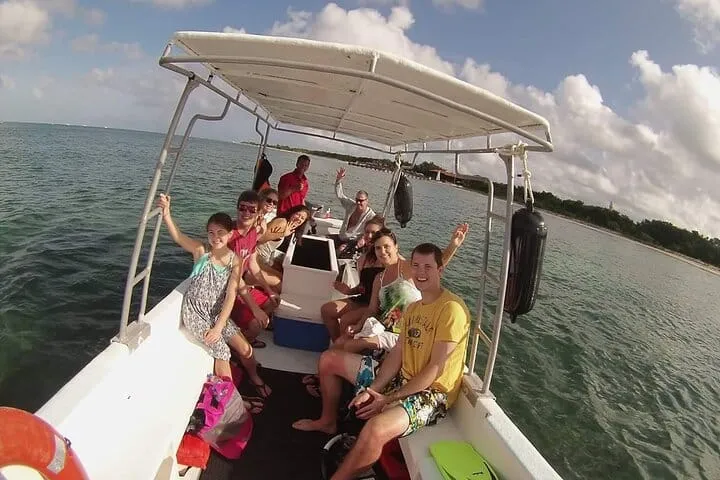 Cozumel El Cielo Sandbar Private Boat & Snorkeling Adventure
