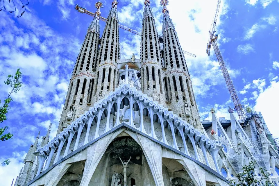 The Sagrada Família in Barcelona. Photo via Unsplash