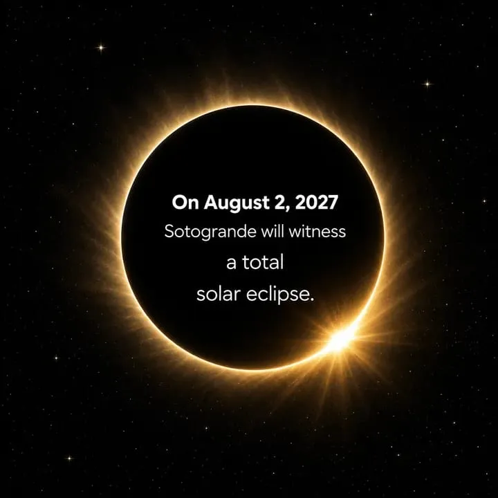 Total solar eclipse 2027 over the Strait of Gibraltar