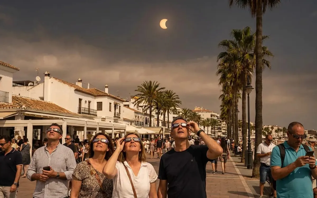 Total solar eclipse 2027 over the Strait of Gibraltar