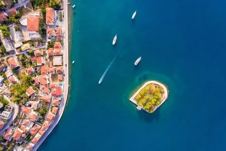 A traditional wooden boat on a cruise from Sami, Kefalonia