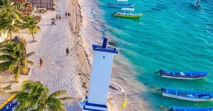 Boat trips from Puerto Morelos