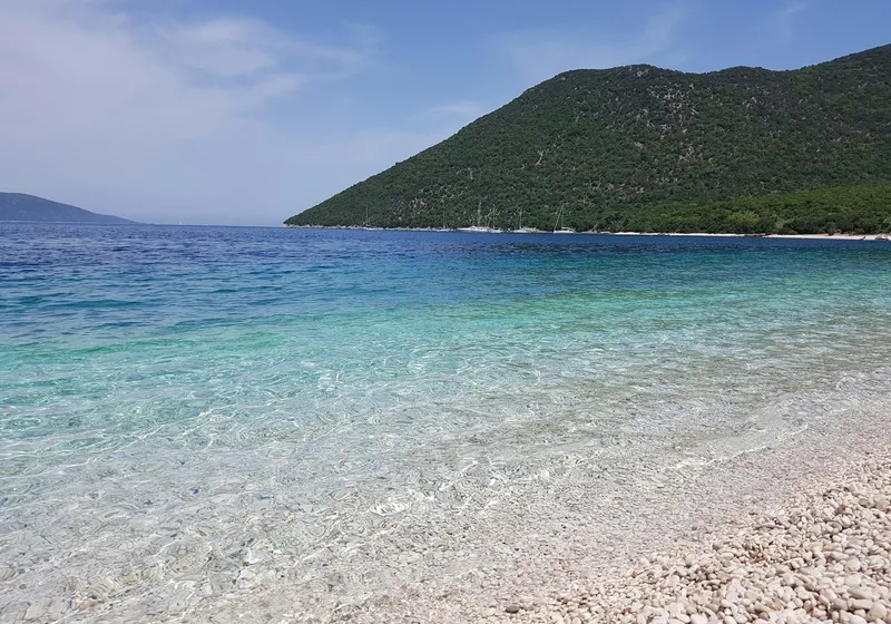 Clear water on a Kefalonia beach
