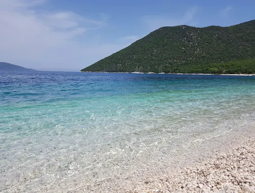 Clear water on a Kefalonia beach