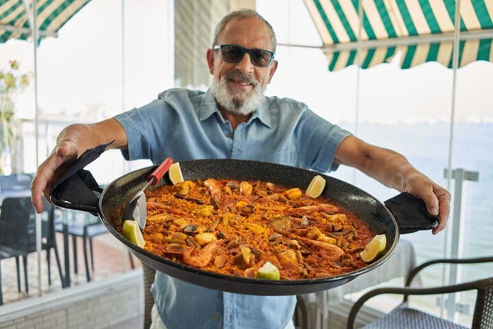 A paella, the lunch of the private tour